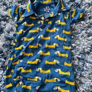 Kickee Pants 0-3 months Daschund romper